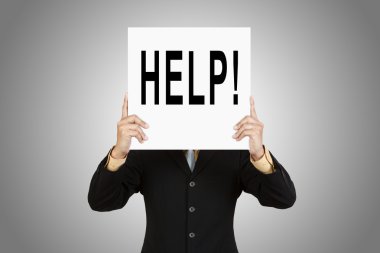 işadamı kağıt tahtada anlatım yardım göster