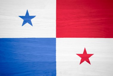 ahşap doku Panama bayrağı