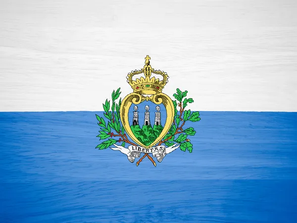 圣马力诺木质部的国旗 — 图库照片