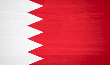 ahşap doku Bahreyn bayrağı