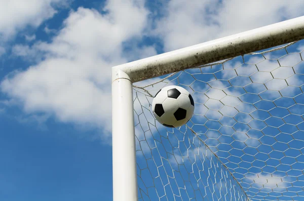 Close-up of a soccer ball — Stock Photo, Image