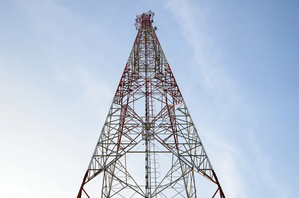 Transmission towers phone. — Stock Photo, Image