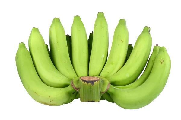 Sekelompok pisang hijau. — Stok Foto