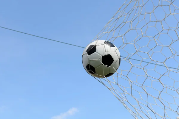 Close-up of a soccer ball — Stock Photo, Image