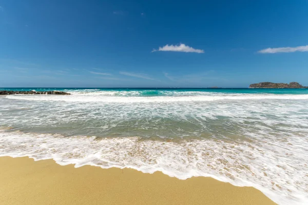 Praia Areia Bonita Fundo Mar — Fotografia de Stock