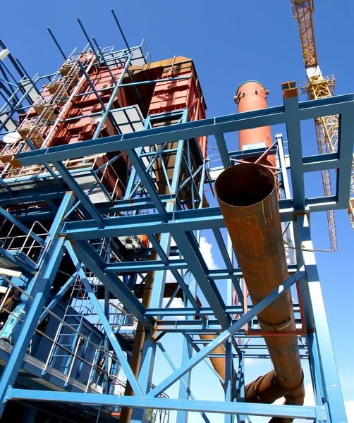 Industrial zone, construction site — Stock Photo, Image