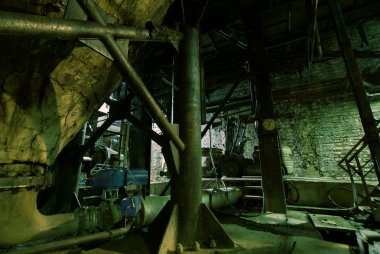 eski tüyler ürpertici, karanlık, çürüyen, yıkıcı, kirli fabrika