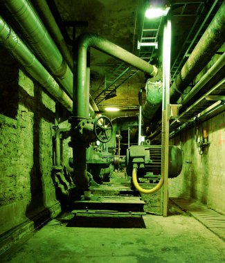 eski terk edilmiş fabrika  