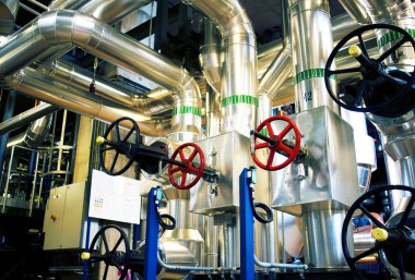 Sanayi Bölgesi, çelik boru hatları ve pompa