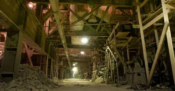 Промышленная Зона Стальные Трубопроводы — стоковое фото