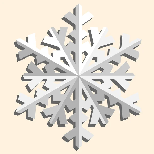 Decorative abstract snowflake. — Stock Vector