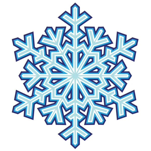 Decorative abstract snowflake. — Stock Vector