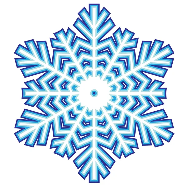 Decorative abstract snowflake. — Stock Vector