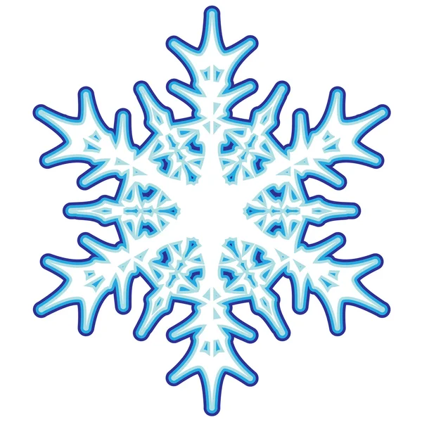 Decorative abstract snowflake. — Stock Vector