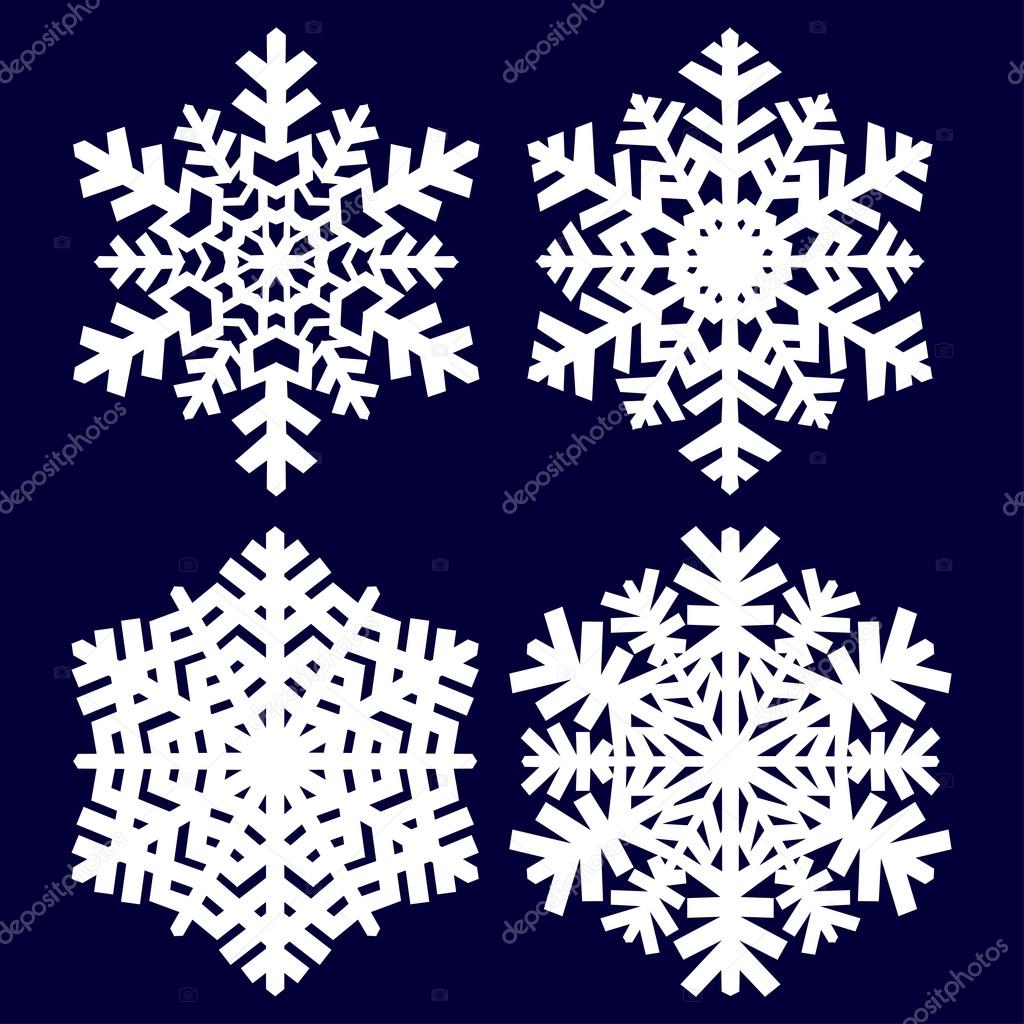 Decorative abstract snowflake.