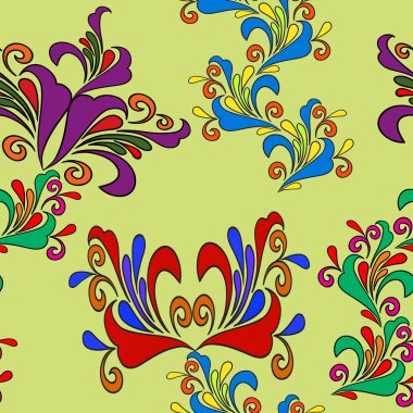 grafik öğesi. çiçek sorunsuz doku.