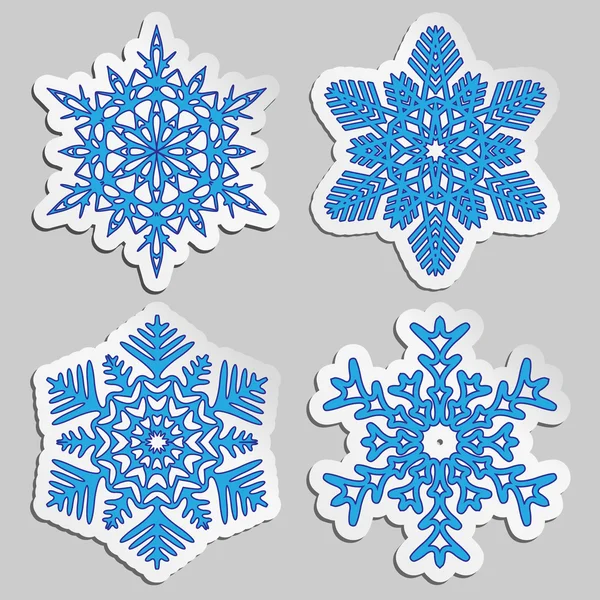 Christmas background. Snowflakes. — Stock Vector