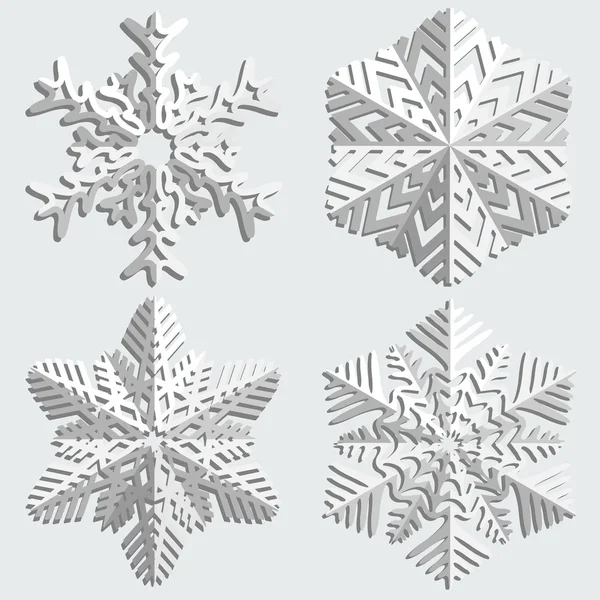 Christmas background. Snowflakes. — Stock Vector