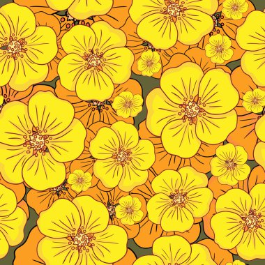 Dekorasyon öğesi. çiçek tarzı. kesintisiz.