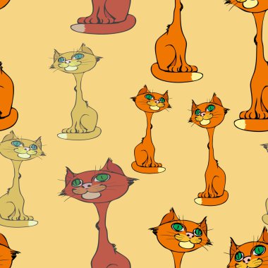 Hasır Şapkalı bir komik kedi.