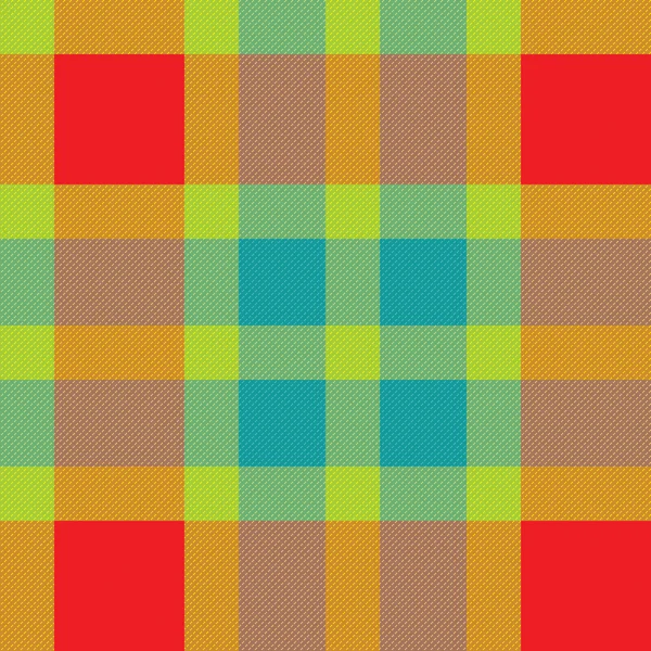 Plaid tessuto colore. Illustrazione vettoriale senza cuciture . — Vettoriale Stock