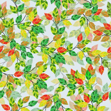 sorunsuz. yapraklar ve dallar.