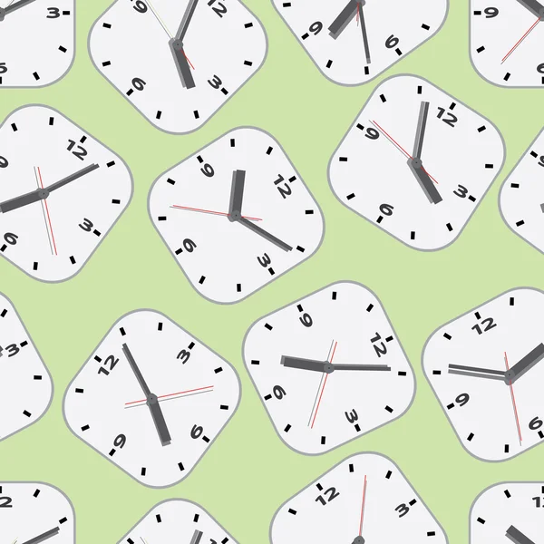 Reloj de pared. Sin costuras . — Vector de stock