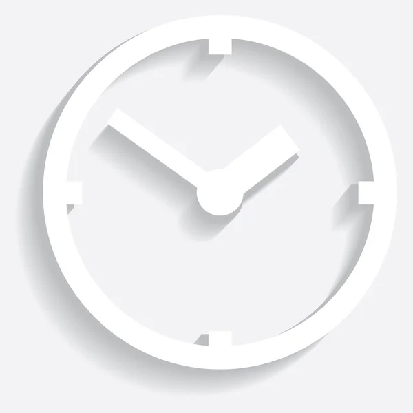 Reloj digital montado en pared . — Vector de stock
