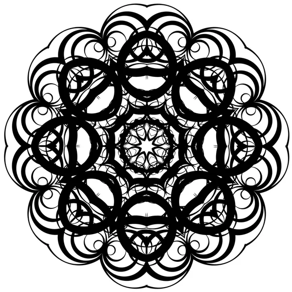 Vackra mönster. cirkulär bakgrunden. — Stock vektor