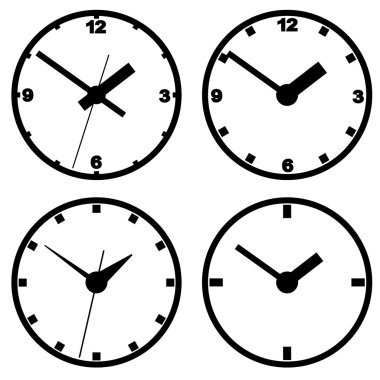 dijital saat duvar tipi.