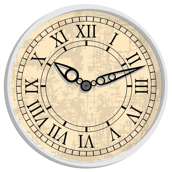 Reloj digital montado en pared Vintage — Vector de stock