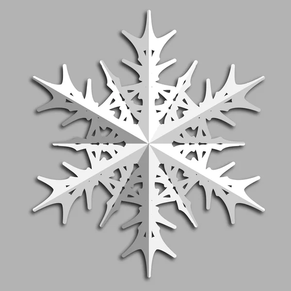 Декоративні абстрактних Сніжинка . — стоковий вектор