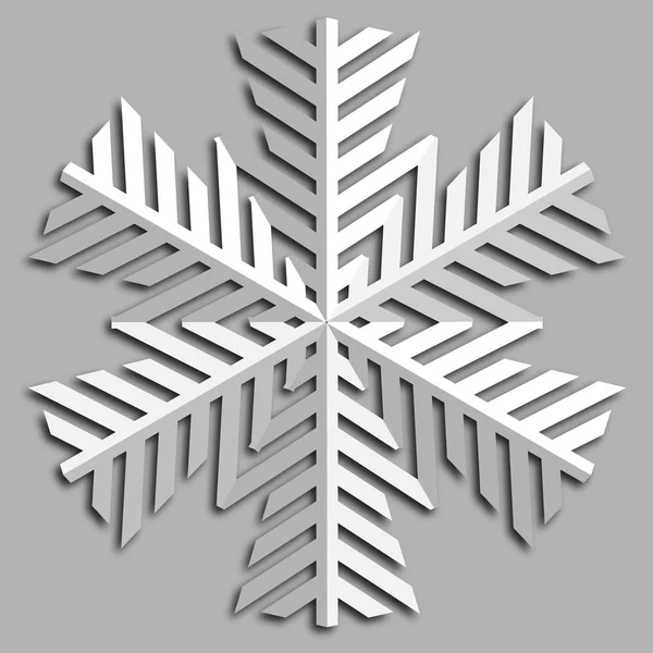 Decorative abstract snowflake. — Stock Vector