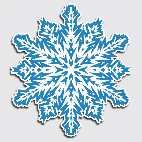 Decorative abstract snowflake. — Stock Vector