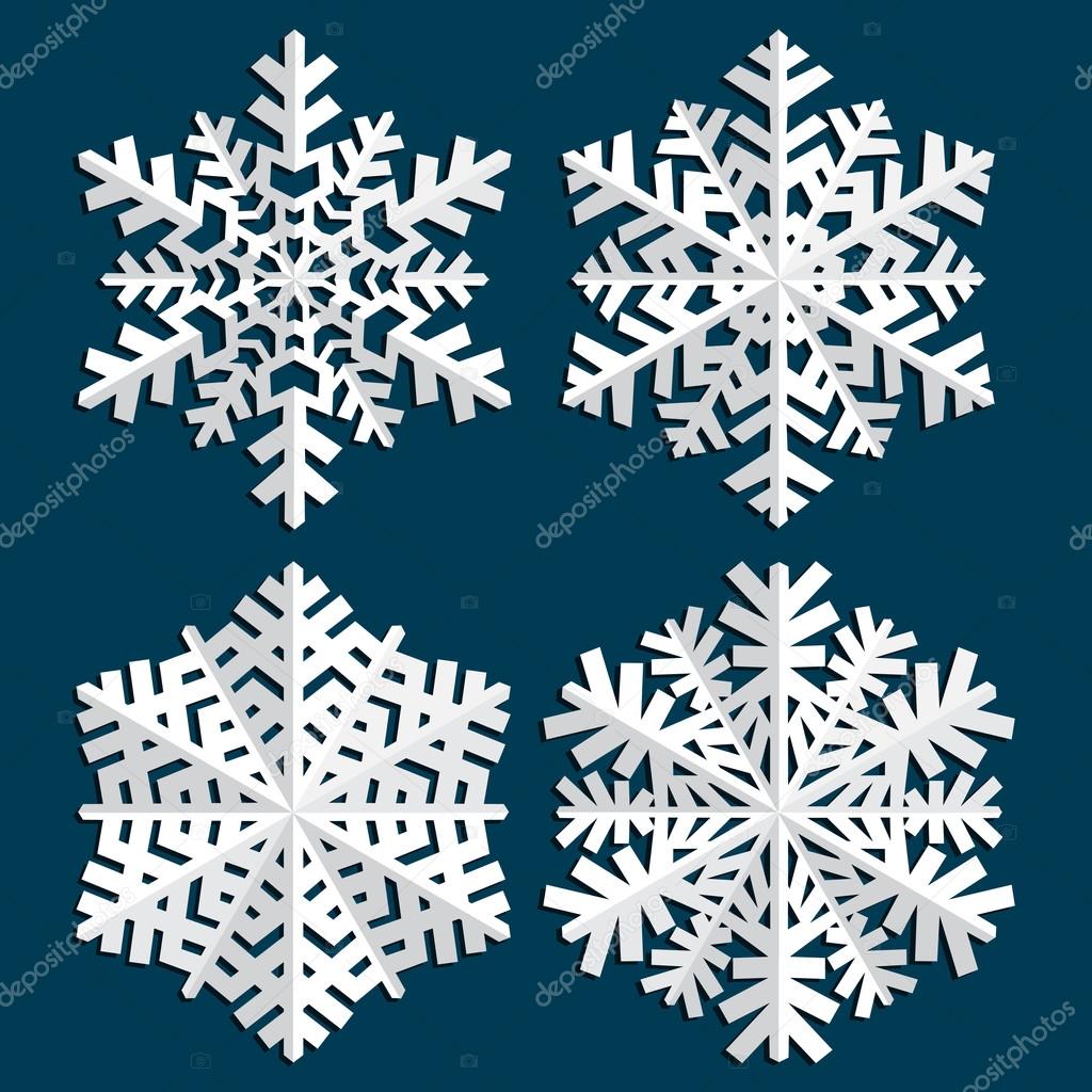 Decorative abstract snowflake.