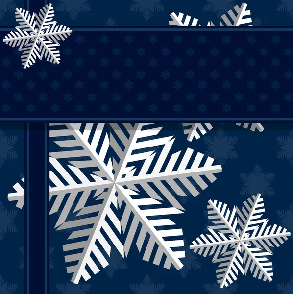 Decorative abstract snowflake. — Stock Vector