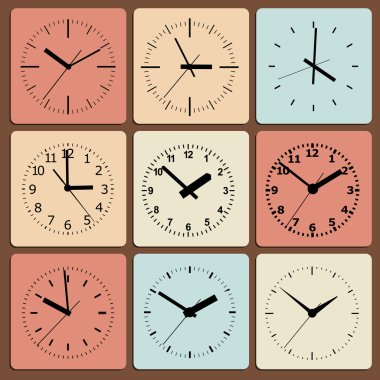 dijital saat duvar tipi.