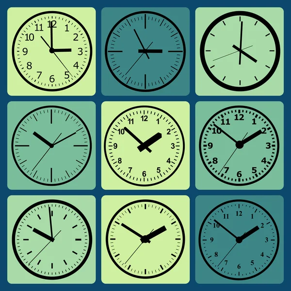 Horloge numérique murale . — Image vectorielle