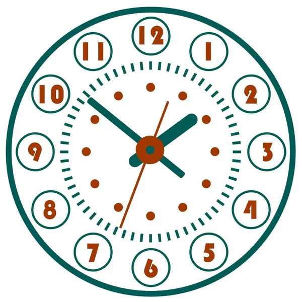 Icono del reloj. Concepto de hora mundial. Contexto empresarial. — Archivo Imágenes Vectoriales