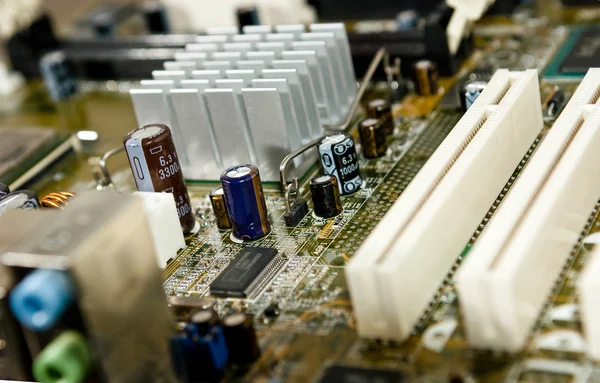 Detail of a motherboard — Stock Photo, Image