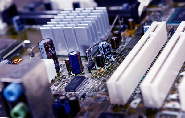 Detail of a motherboard — 스톡 사진