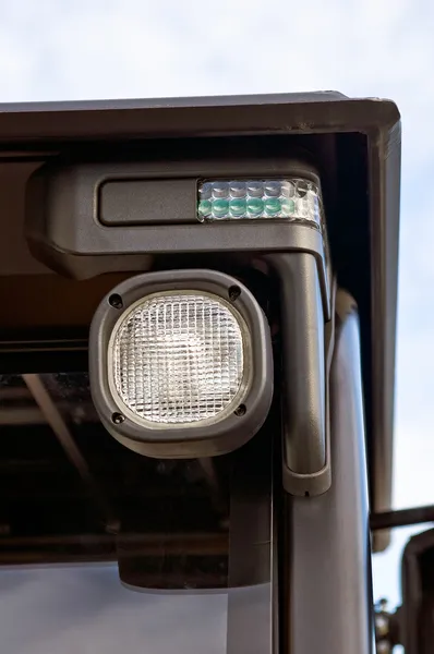 Detail van een cabine op een vorkheftruck — Stockfoto