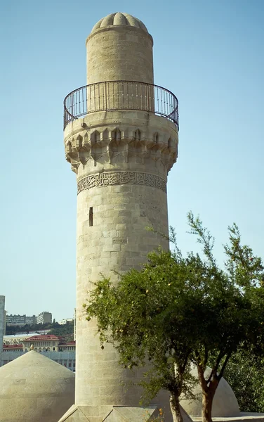Minarett in Baku — Stockfoto