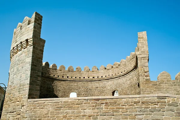 Bastion av den gamla staden baku — Stockfoto