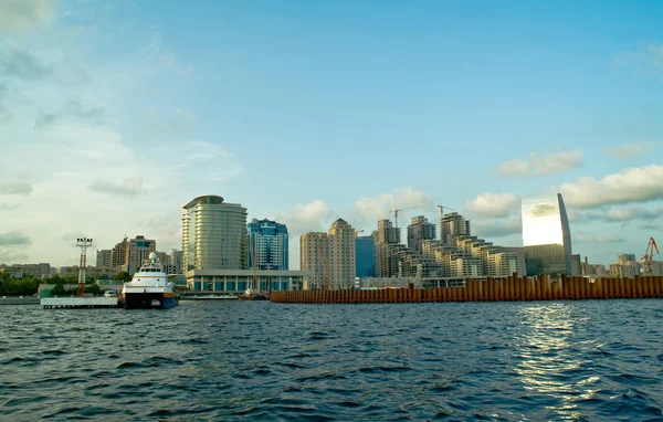 View of Baku from the sea — Stock Photo, Image