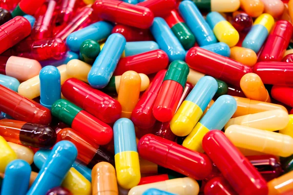 Various colorful capsules — Stock Photo, Image