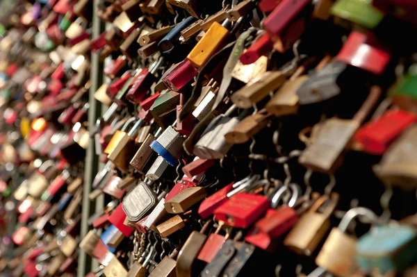 Cerraduras de amor Fotos de stock libres de derechos