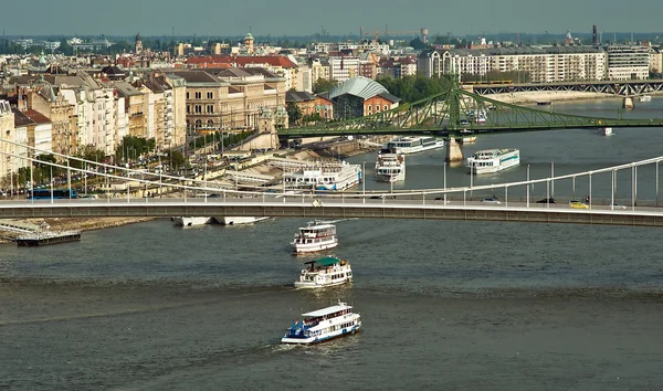 Navios no Danúbio — Fotografia de Stock