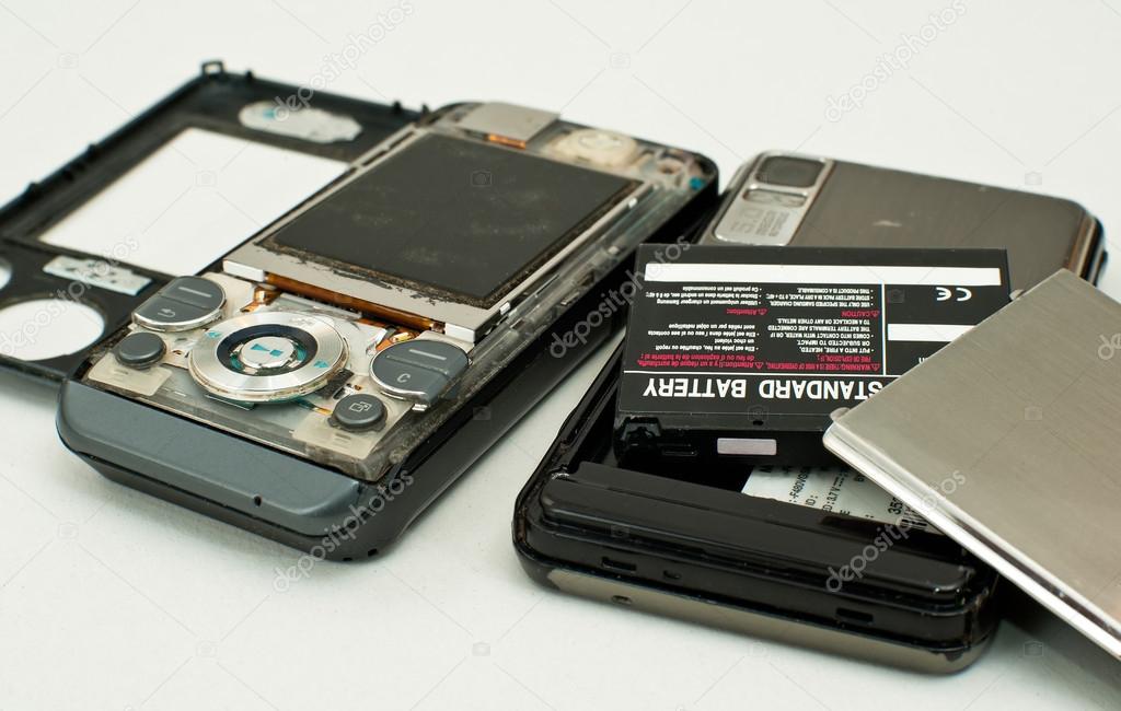 Demaged cellular phones
