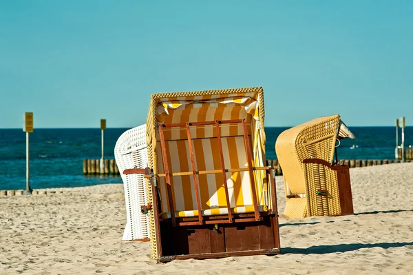 Strandkörbe — Stockfoto